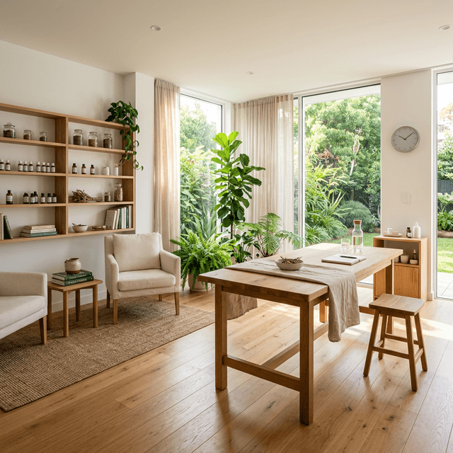 Homeopathy clinic background